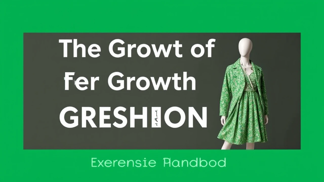 The Growth of Green Fashion: An Extensive Handbook