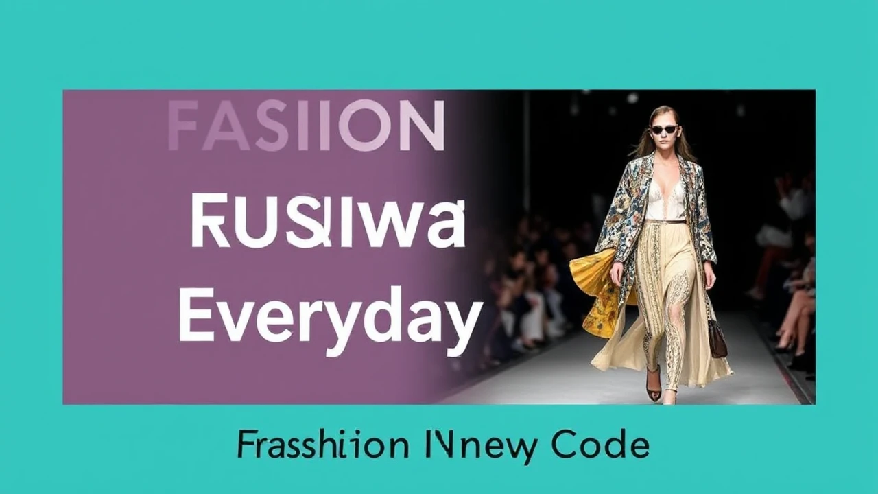 Fashion Fusion: Blending Runway with Everyday Style