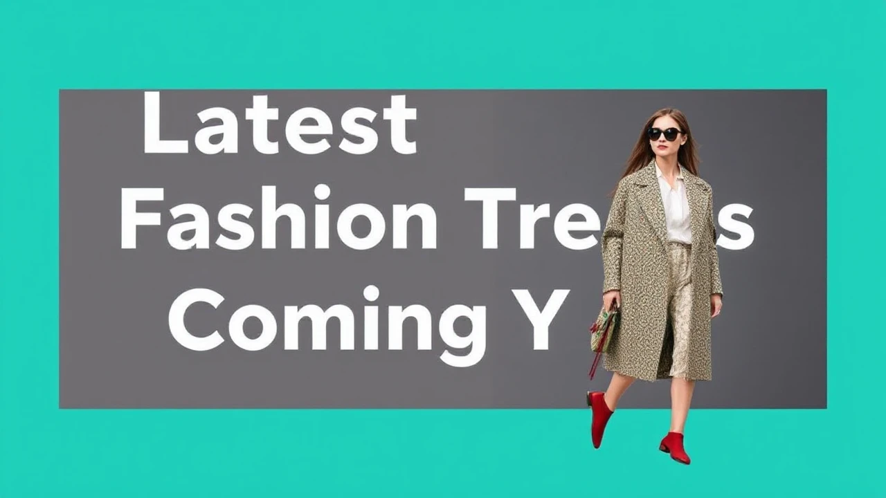 Latest Fashion Trends to Look Forward to in the Coming Year
