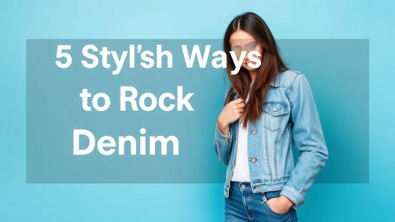 5 Stylish Ways to Rock Denim Jackets During the Current Season: Expert Advice