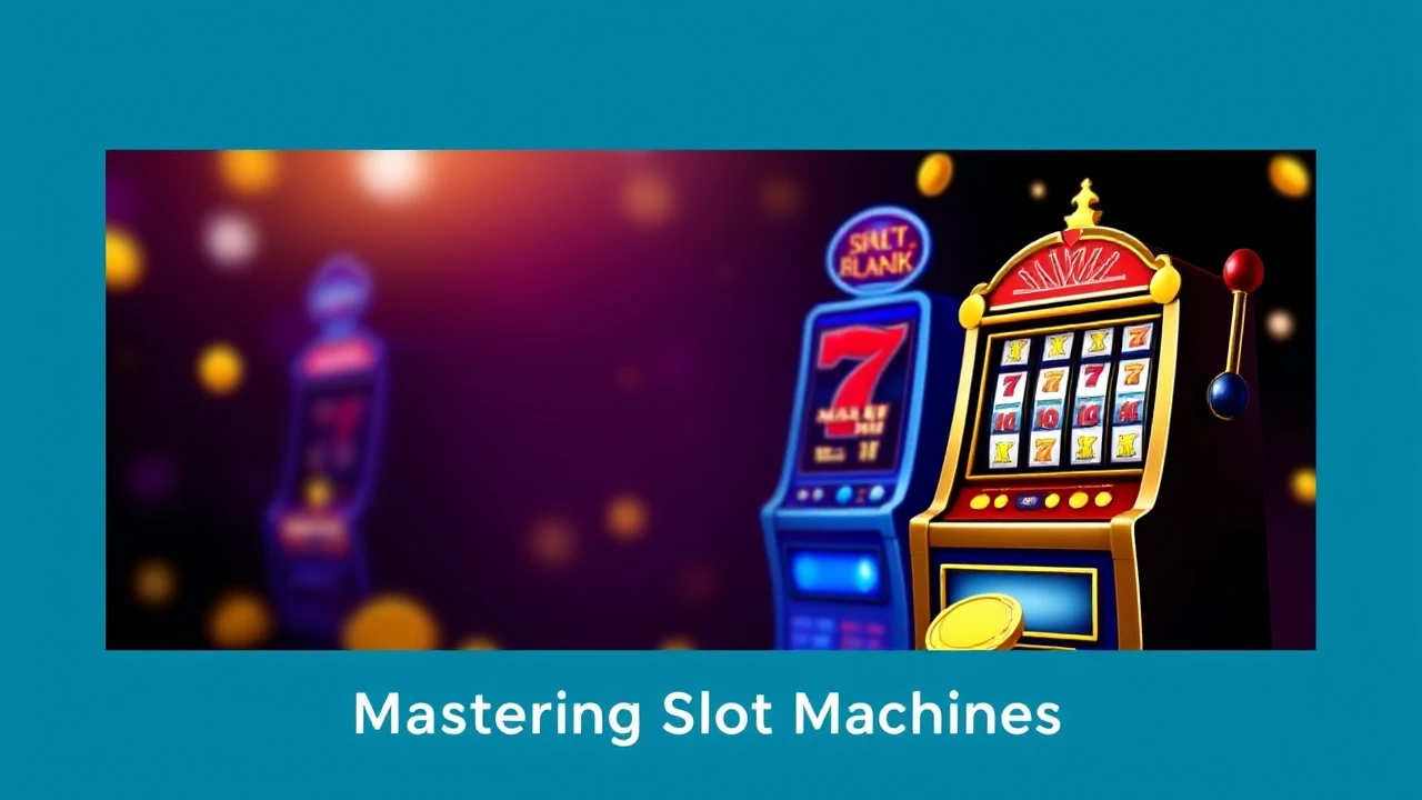 Mastering Slot Machines: Key Tips for Newbies