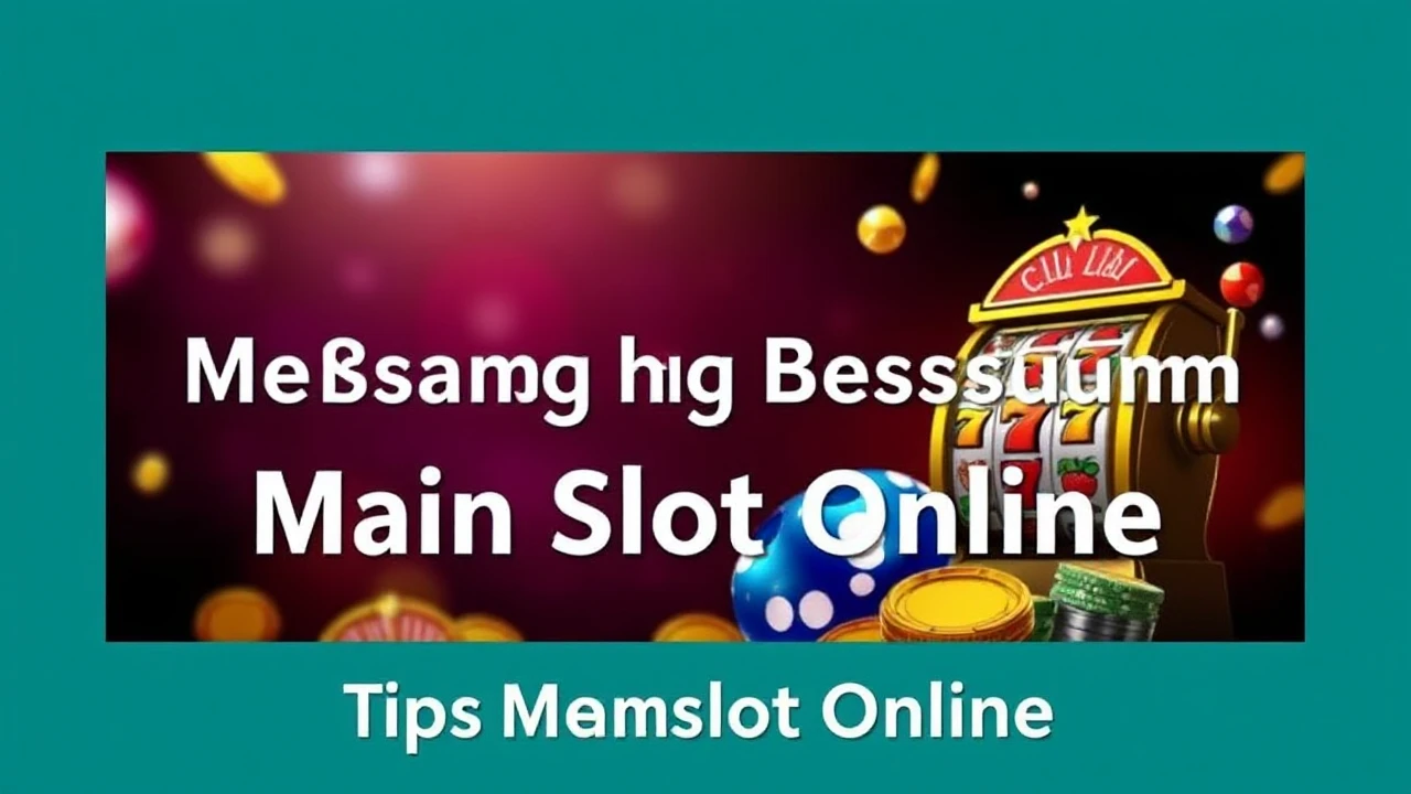 Tips Menang Besaran Main Slot Online