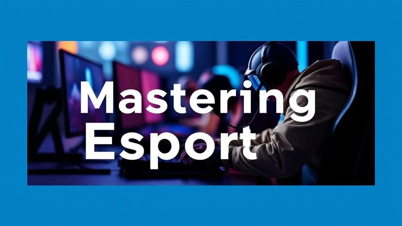 Mastering Esports: An Amateur's Guide to Competitive Gaming