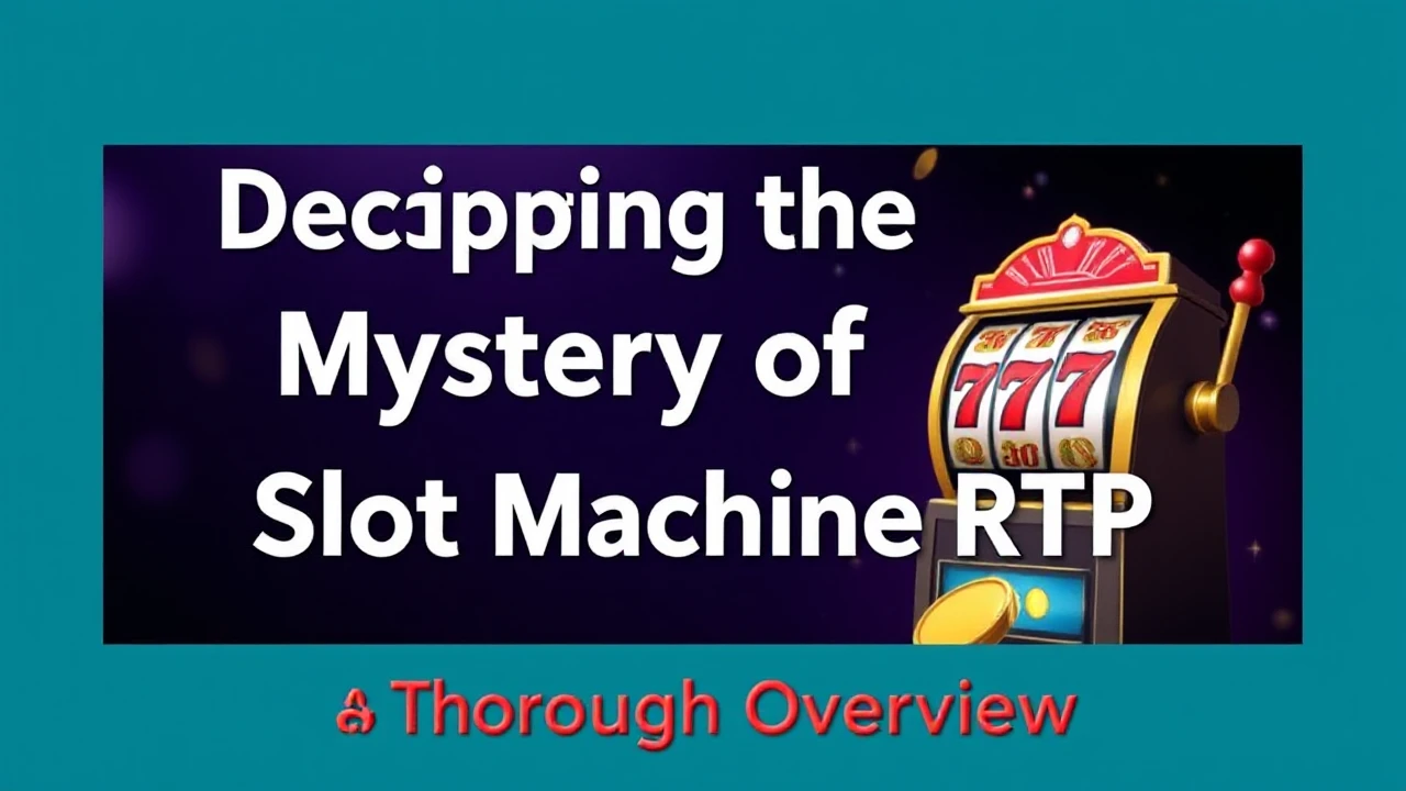 Deciphering the Mystery of Slot Machine RTP: A Thorough Overview