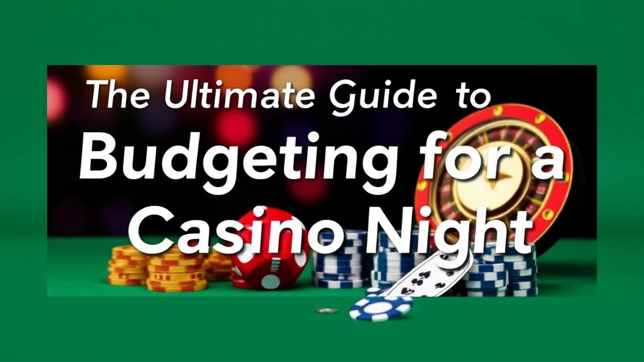 The Ultimate Guide to Budgeting for a Casino Night: Tricks and Strategies to Plan Your Money