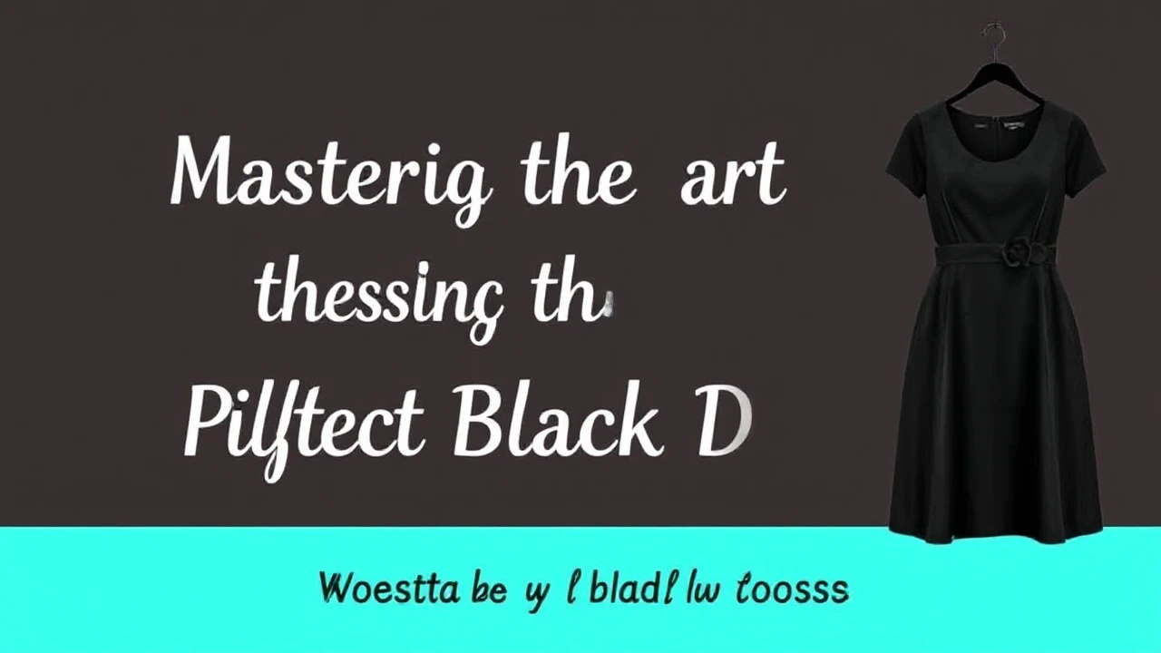 Mastering the Art of Choosing the Perfect Little Black Dress