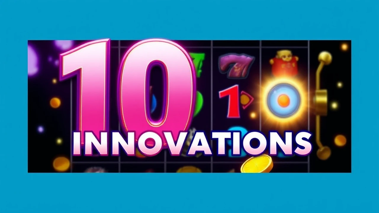 Revolutionizing the Industry: The Top 10 Slot Game Innovations