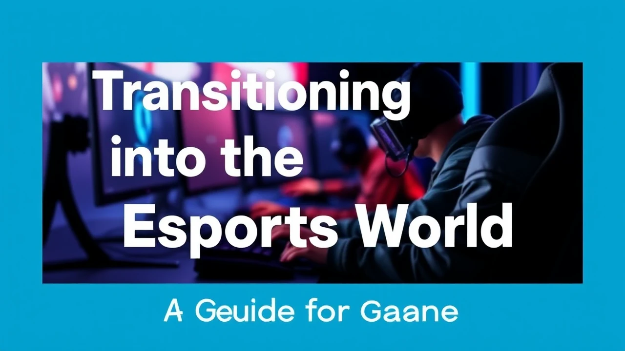 Transitioning into the Esports World: A Guide for Gamers