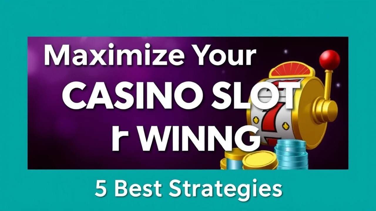 Maximize Your Casino Slot Winnings: 5 Best Strategies