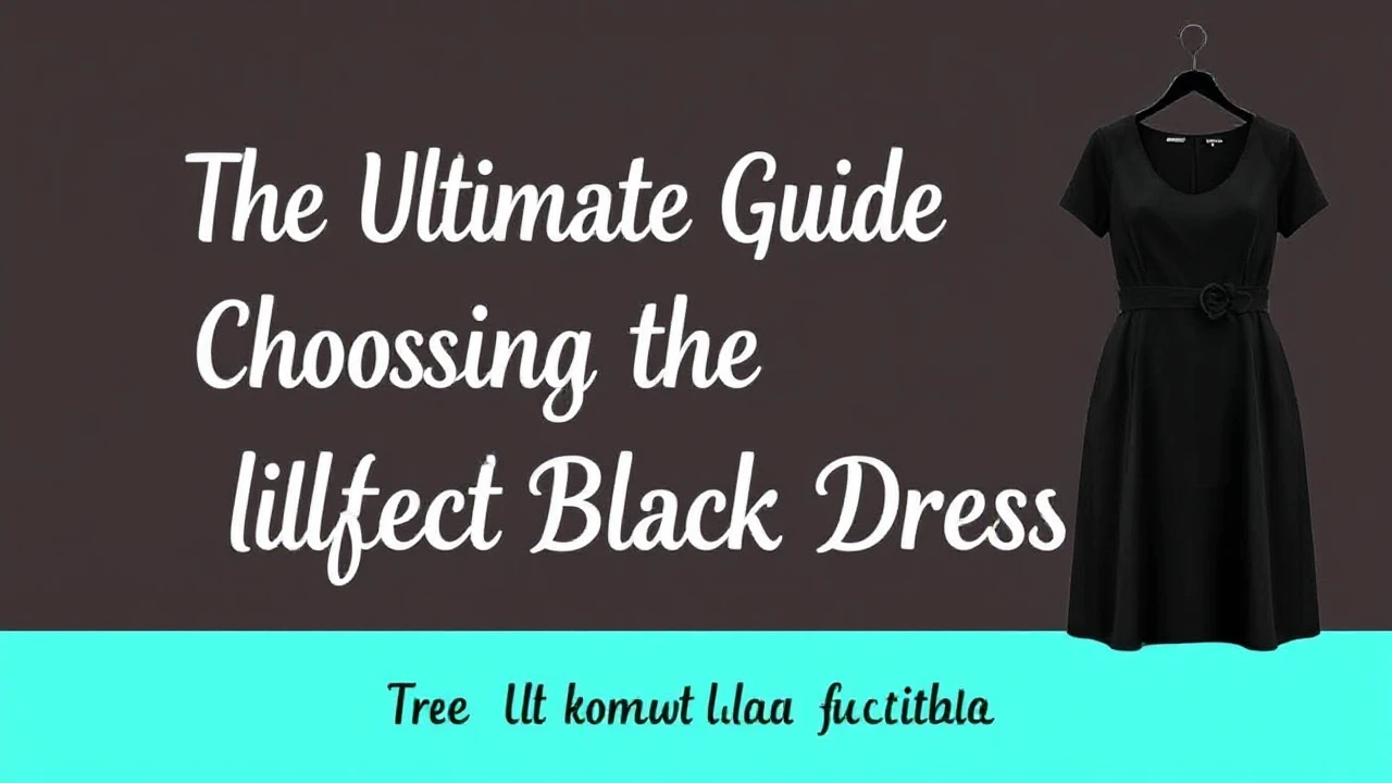 The Ultimate Guide of Choosing the Perfect Little Black Dress