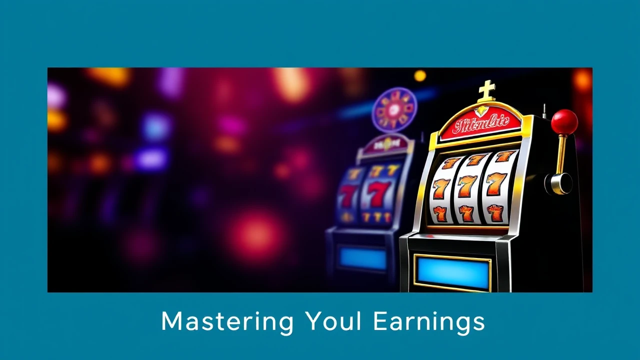 Mastering Your Earnings: Strategies for Winning Slot Machines