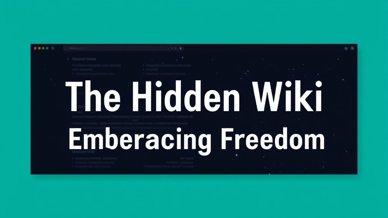 The Hidden Wiki: Embracing Freedom