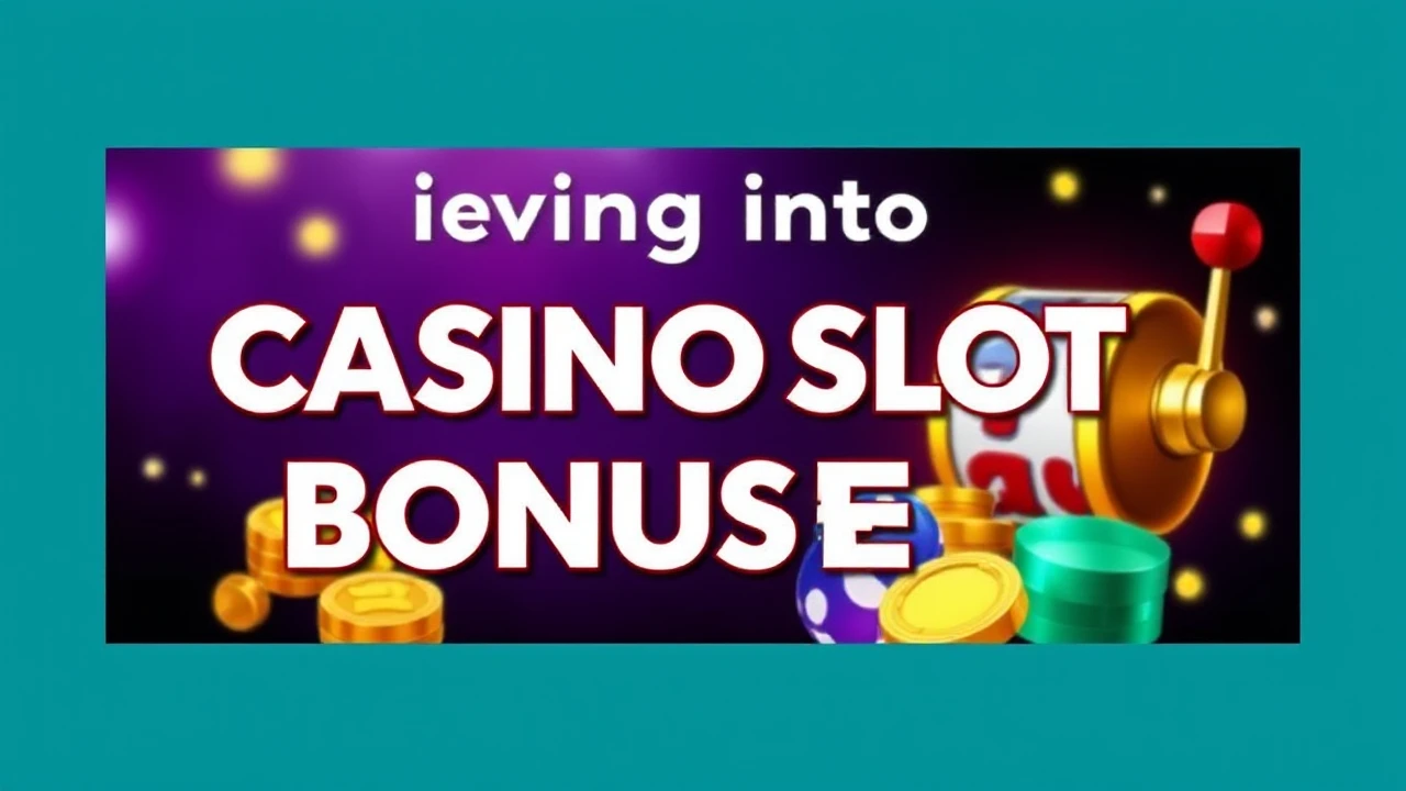 Delving into Casino Slot Bonuses: A Guide for Players