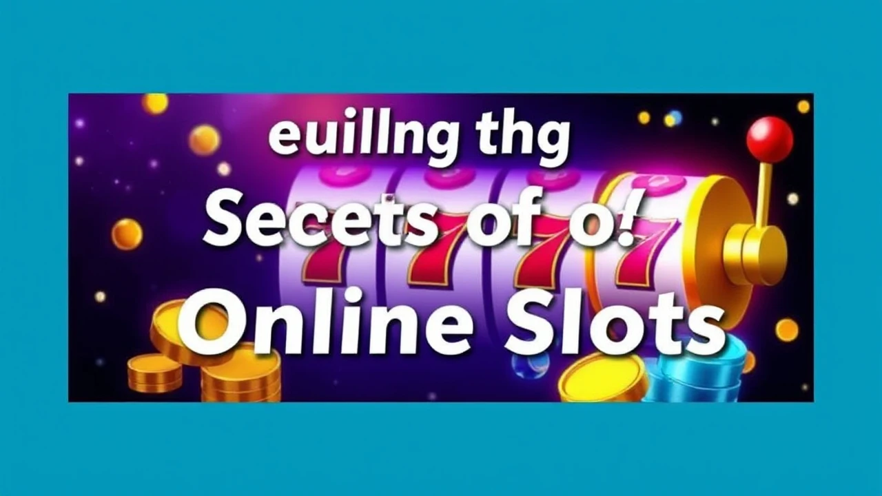 Unveiling the Secrets of Online Slot Success!