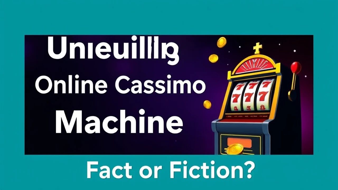 Unveiling Online Casino Machine Myths: Fact or Fiction?