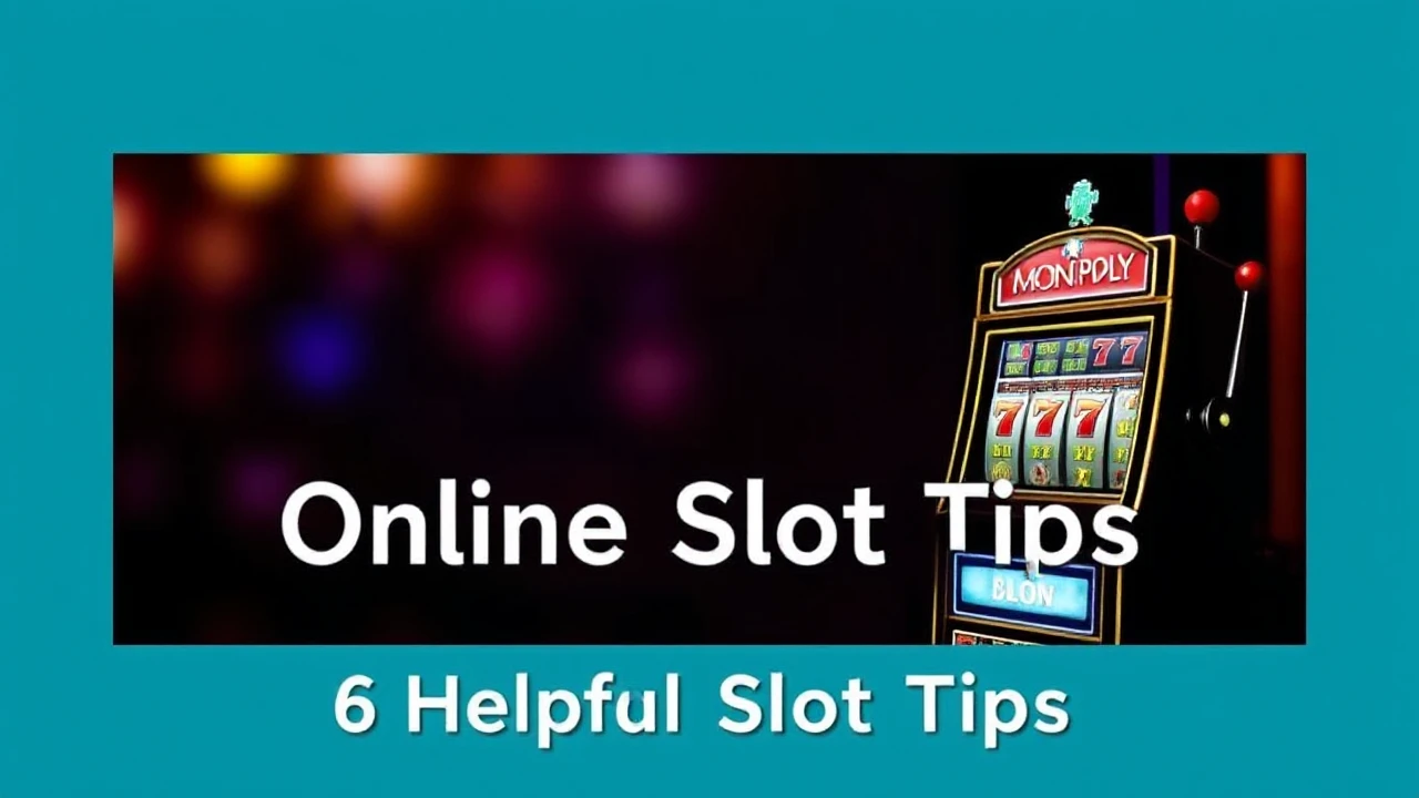 6 Helpful Online Slot Tips