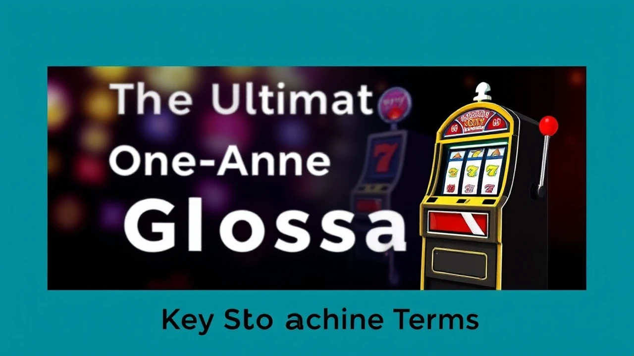 The Ultimate Casino One-Armed Bandit Glossary to Enhance Your Game