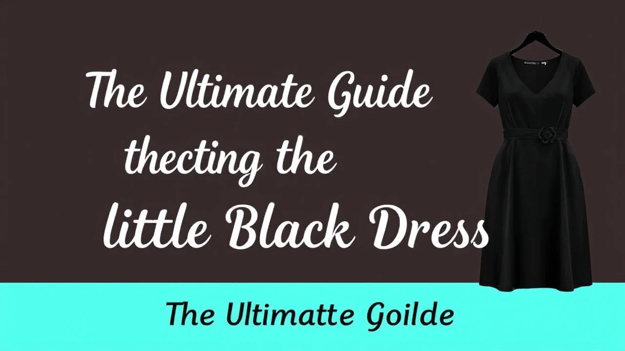 The Ultimate Guide of Selecting the Ultimate Little Black Dress
