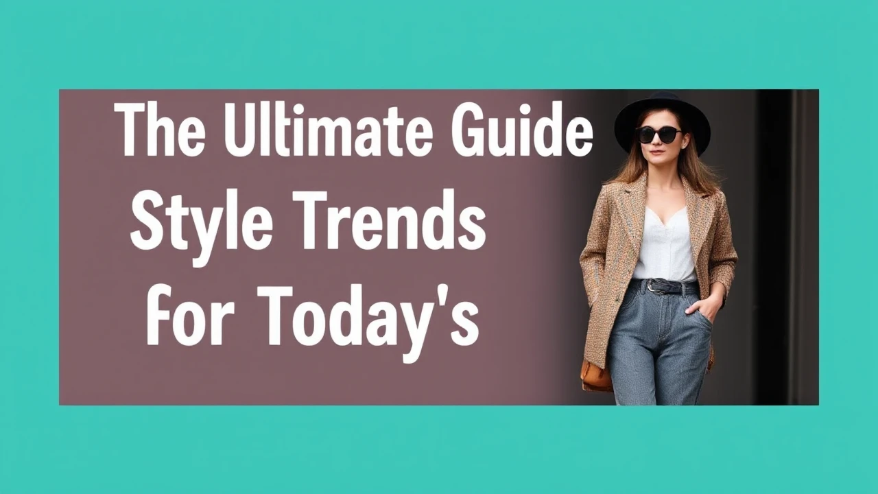The Ultimate Guide to Style Trends for Today's Woman