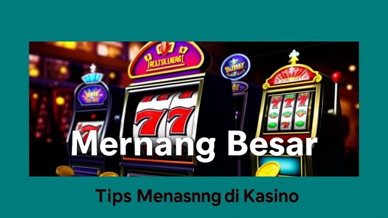 Tips Menang Besar Bermain Slot di Kasino