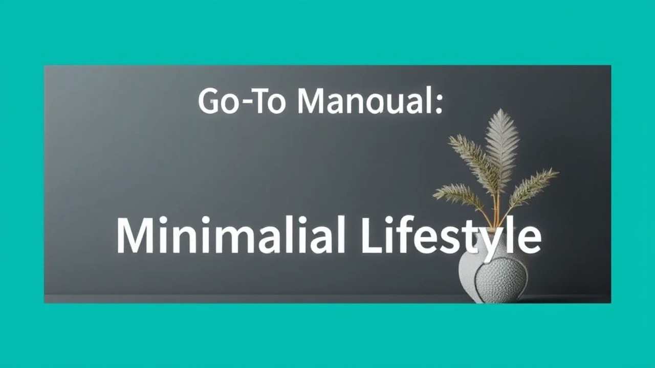 Your Go-To Manual of Embracing a Minimalist Lifestyle
