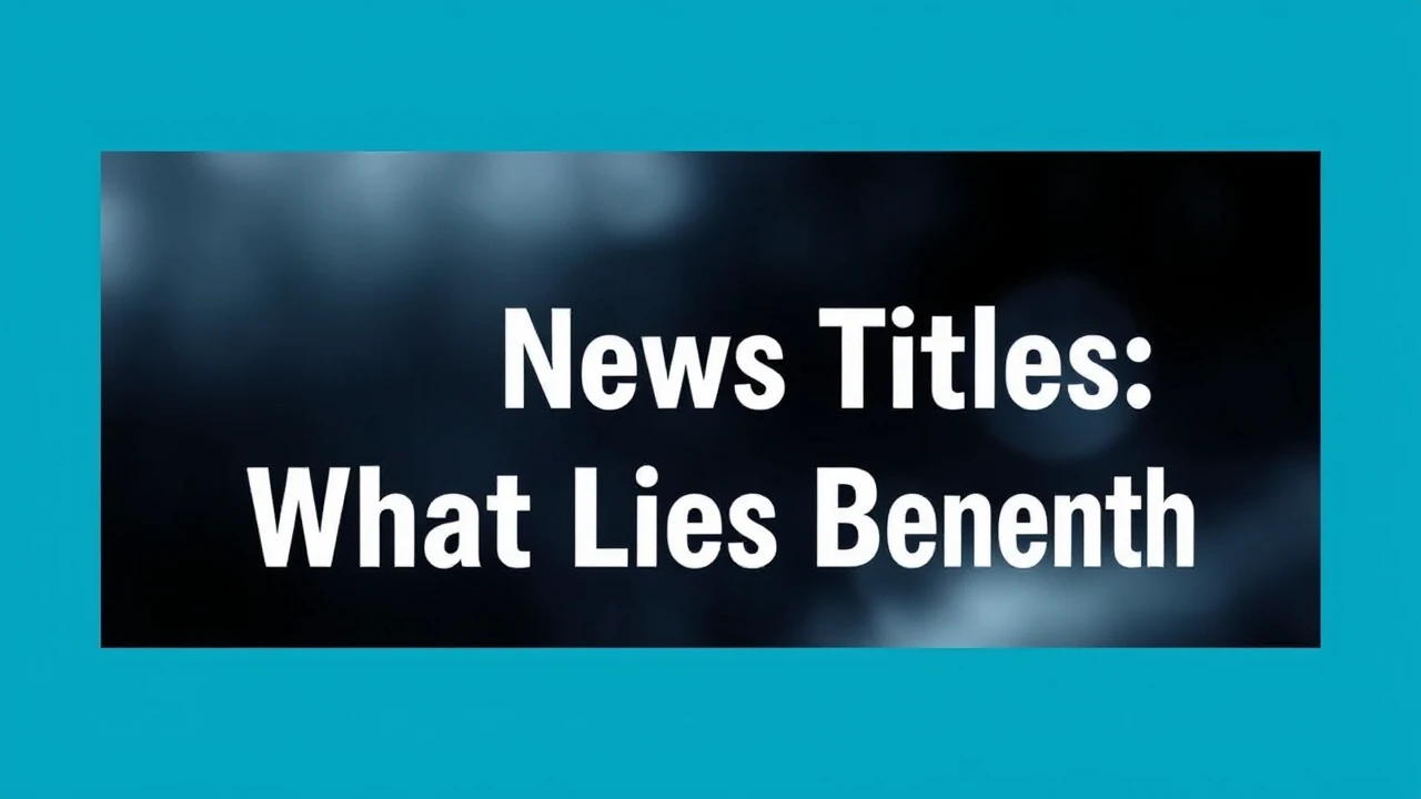 An In-Depth Look into the Reality Behind News Titles: What Lies Beneath
