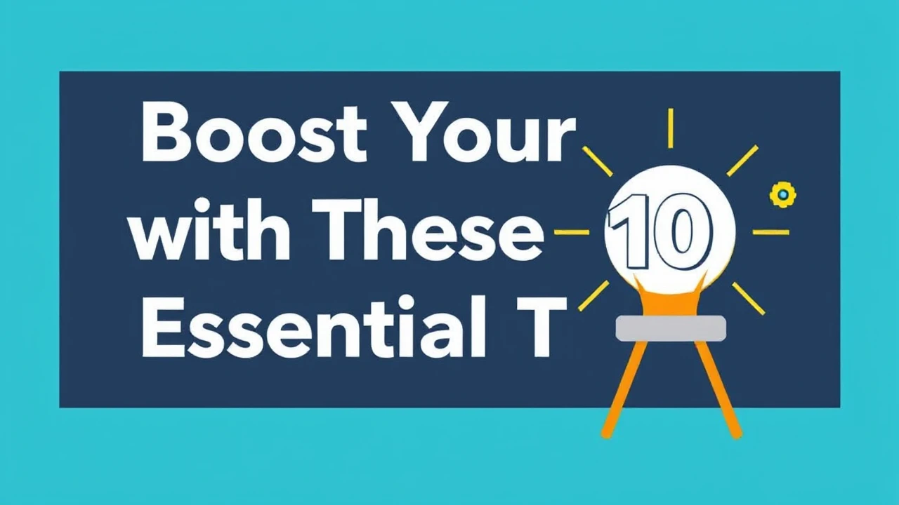Boost Your Business with These 10 Essential Tools