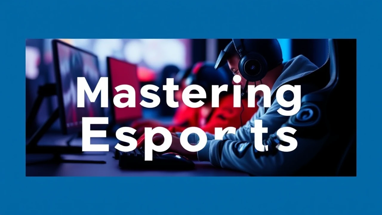 Mastering Esports: An Amateur's Guide to Professional Gaming