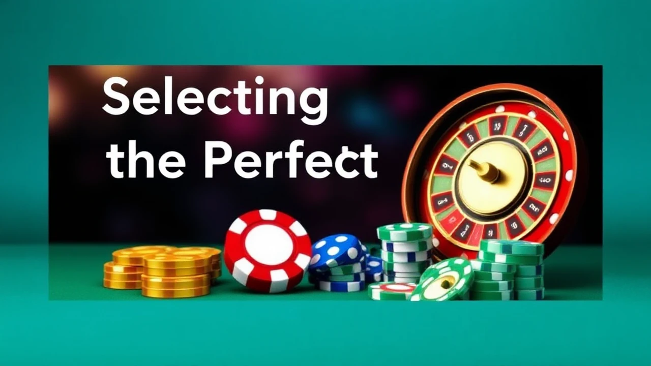 Selecting the Perfect Casino: Your Manual to Selecting the Best Match
