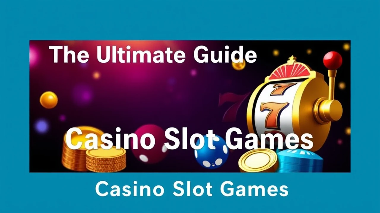 The Ultimate Guide to Casino Slot Games: Strategies for Success