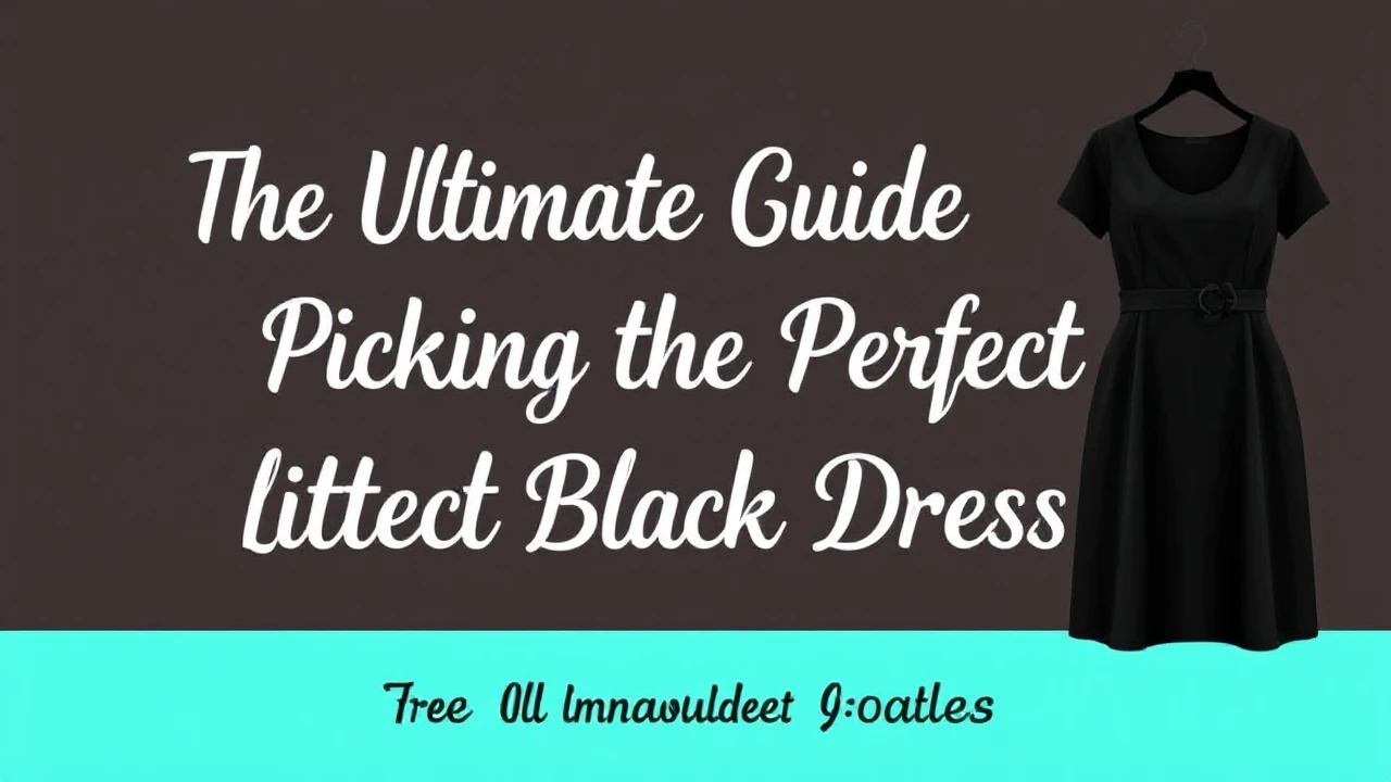 The Ultimate Guide of Picking the Perfect Little Black Dress