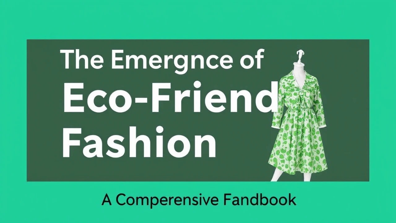 The Emergence of Eco-Friendly Fashion: A Comprehensive Handbook