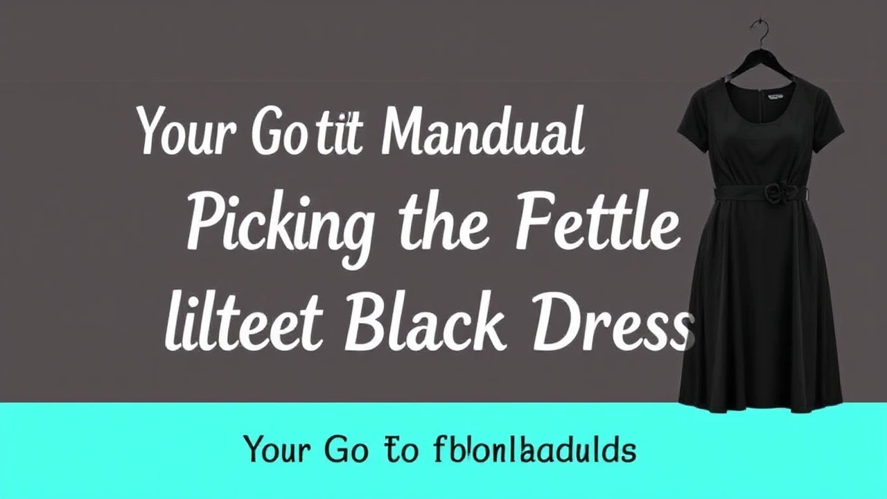 Your Go-To Manual of Picking the Perfect Little Black Dress