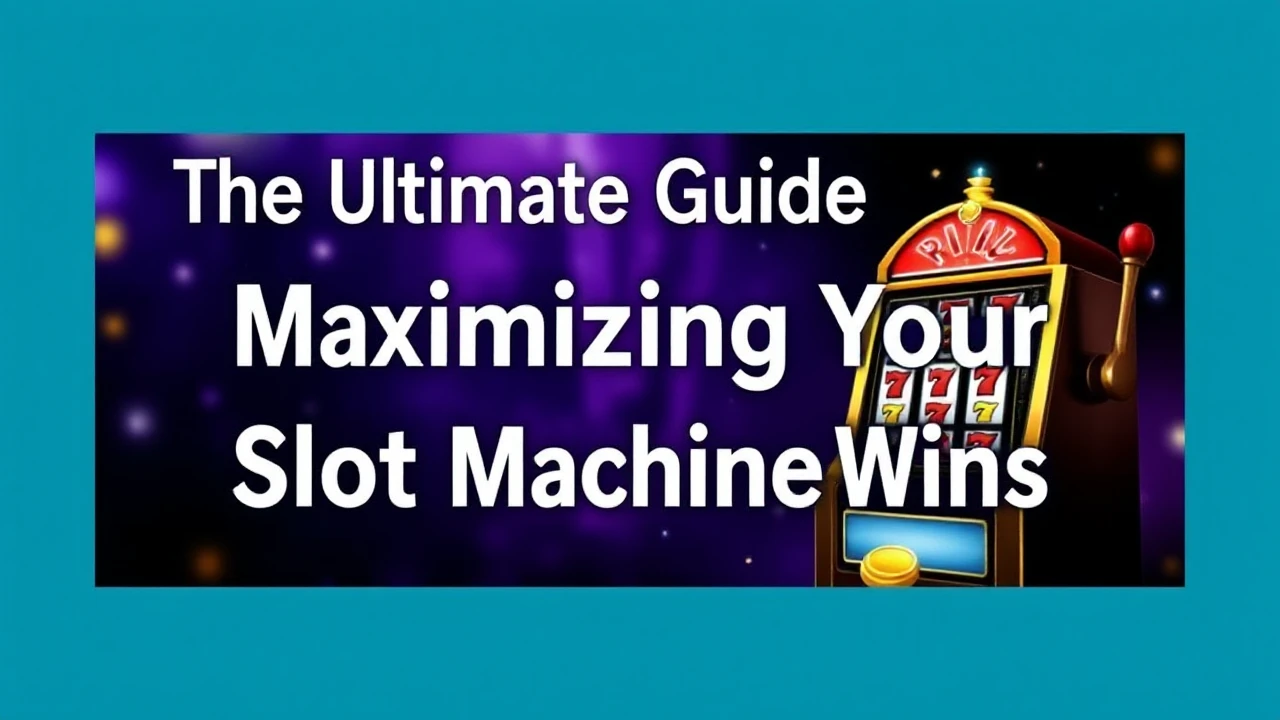 The Ultimate Guide to Maximizing Your Slot Machine Wins
