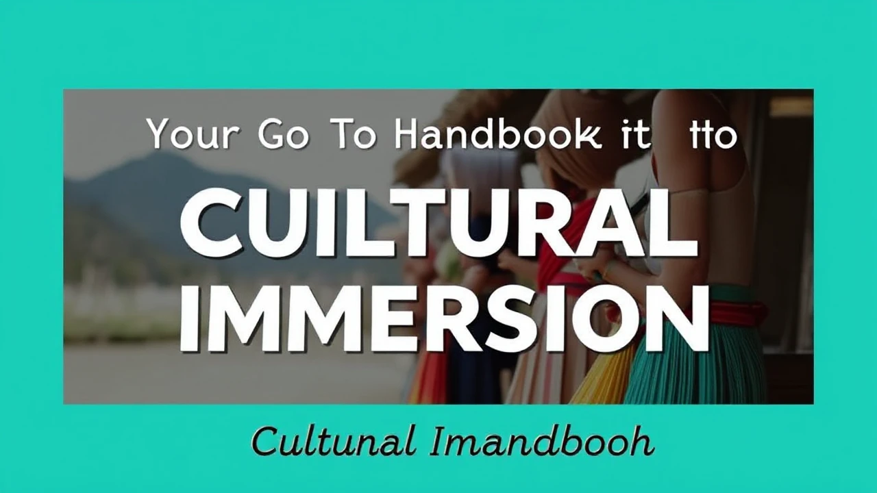 Your Go-To Handbook to Cultural Immersion: Embracing Local Traditions While Traveling
