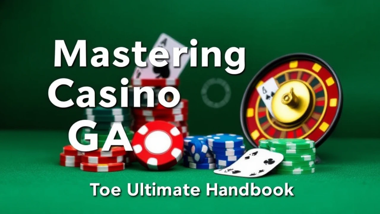 Mastering Casino Games: Your Ultimate Handbook