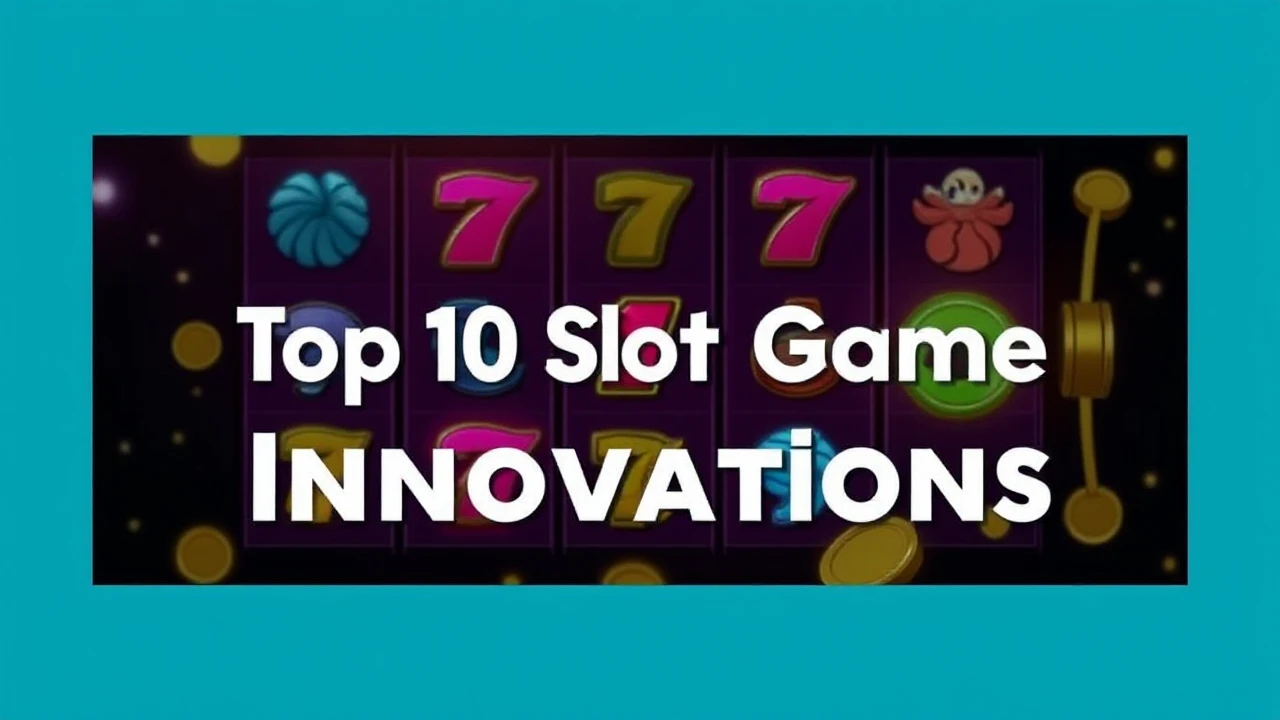 Shaping the Industry: The Top 10 Slot Game Innovations