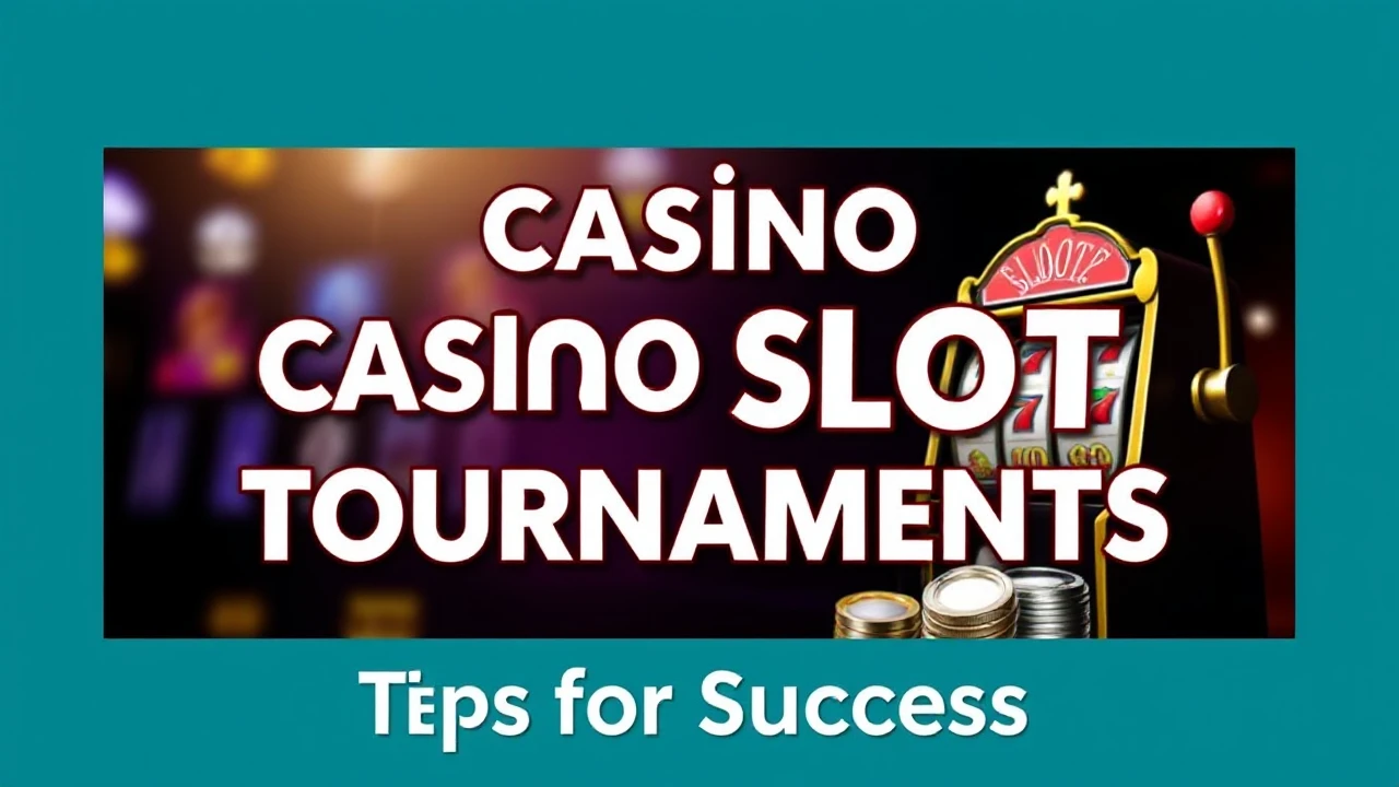 Casino Slot Tournaments: Tips for Success
