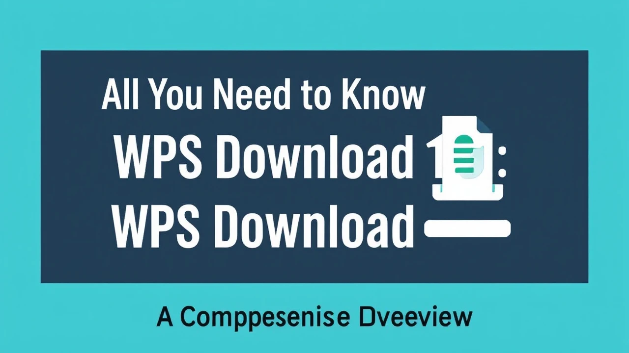 All You Need to Know WPS Download 101: A Comprehensive Overview