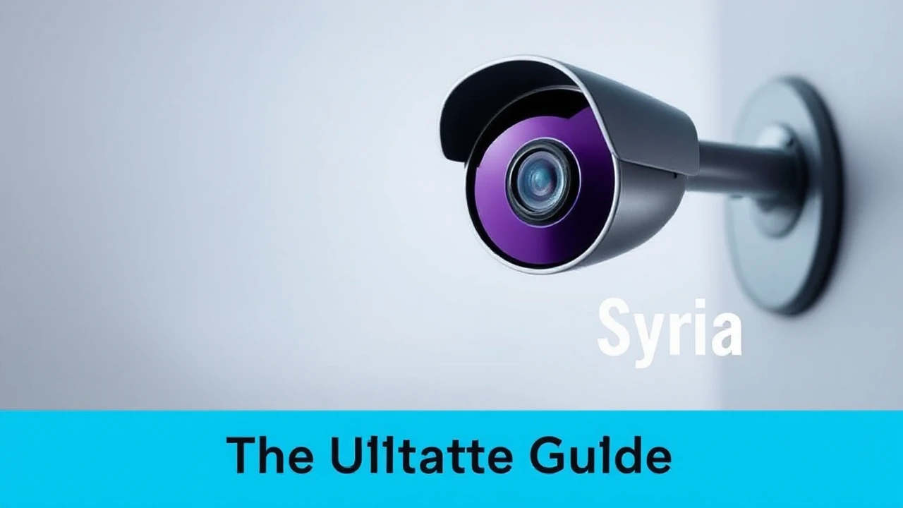 The Ultimate Guide to Setting Up Security Cameras in Syria: Advice and Tricks You Need
