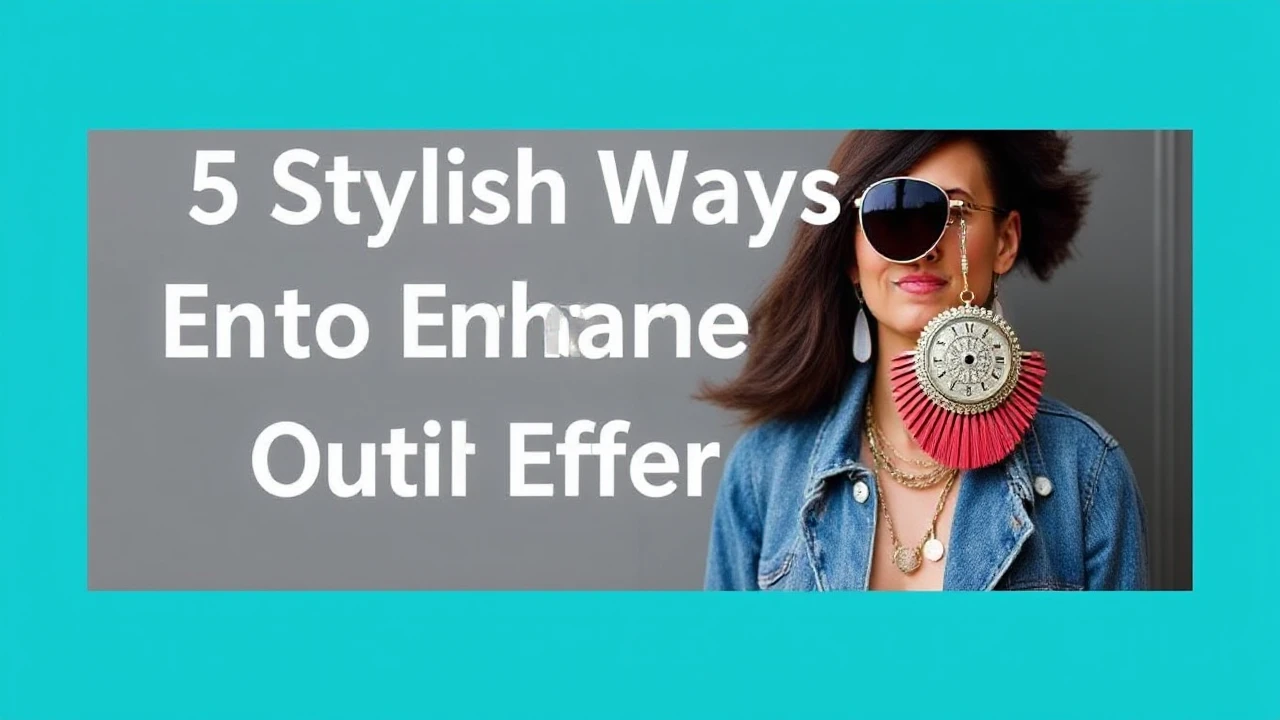 5 Stylish Ways to Enhance Your Outfit Effortlessly