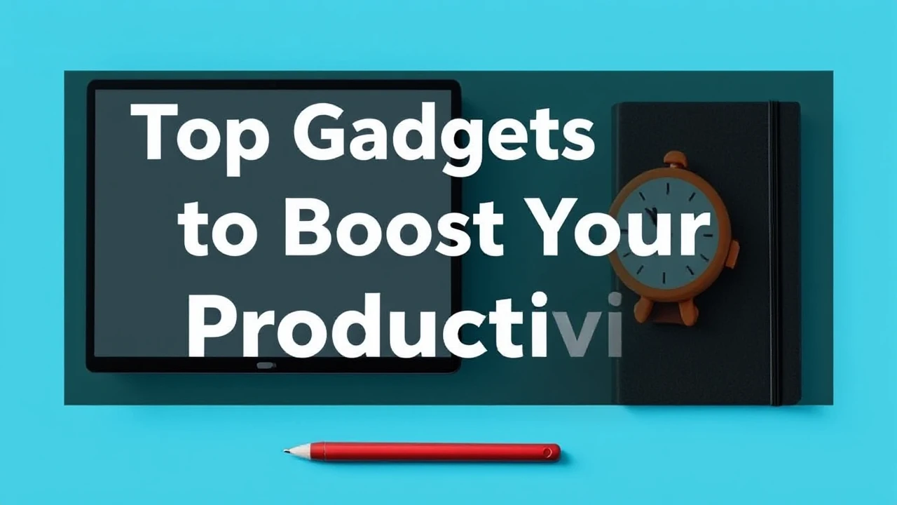 Top Gadgets to Boost Your Productivity