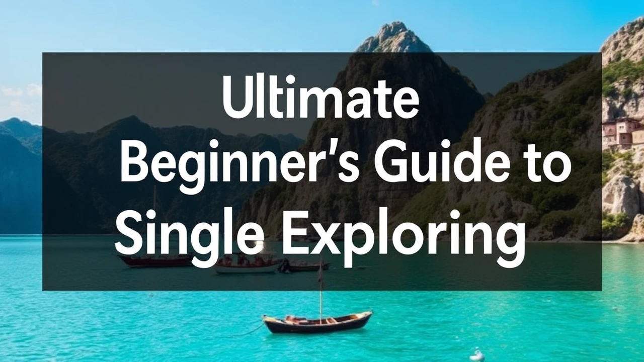 The Ultimate Beginner's Guide to Single Exploring