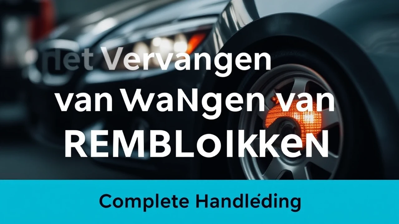 Complete Handleiding: Het Vervangen van Remblokken op een Efficiënte Manier