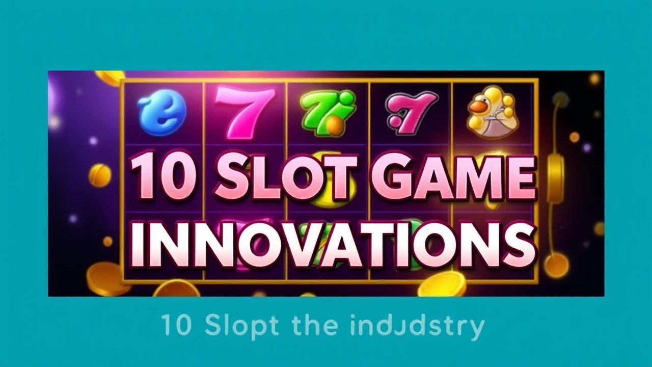 Shaping the Industry: 10 Slot Game Innovations