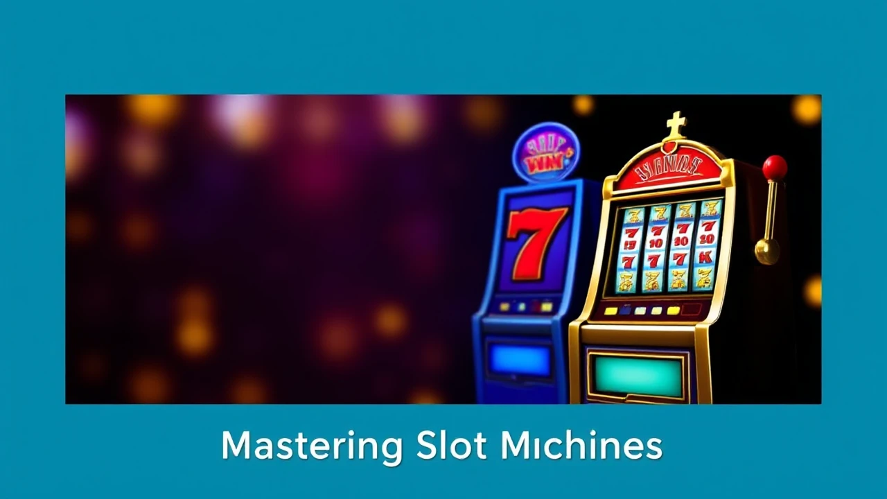 Mastering Slot Machines: Essential Tips for Newbies