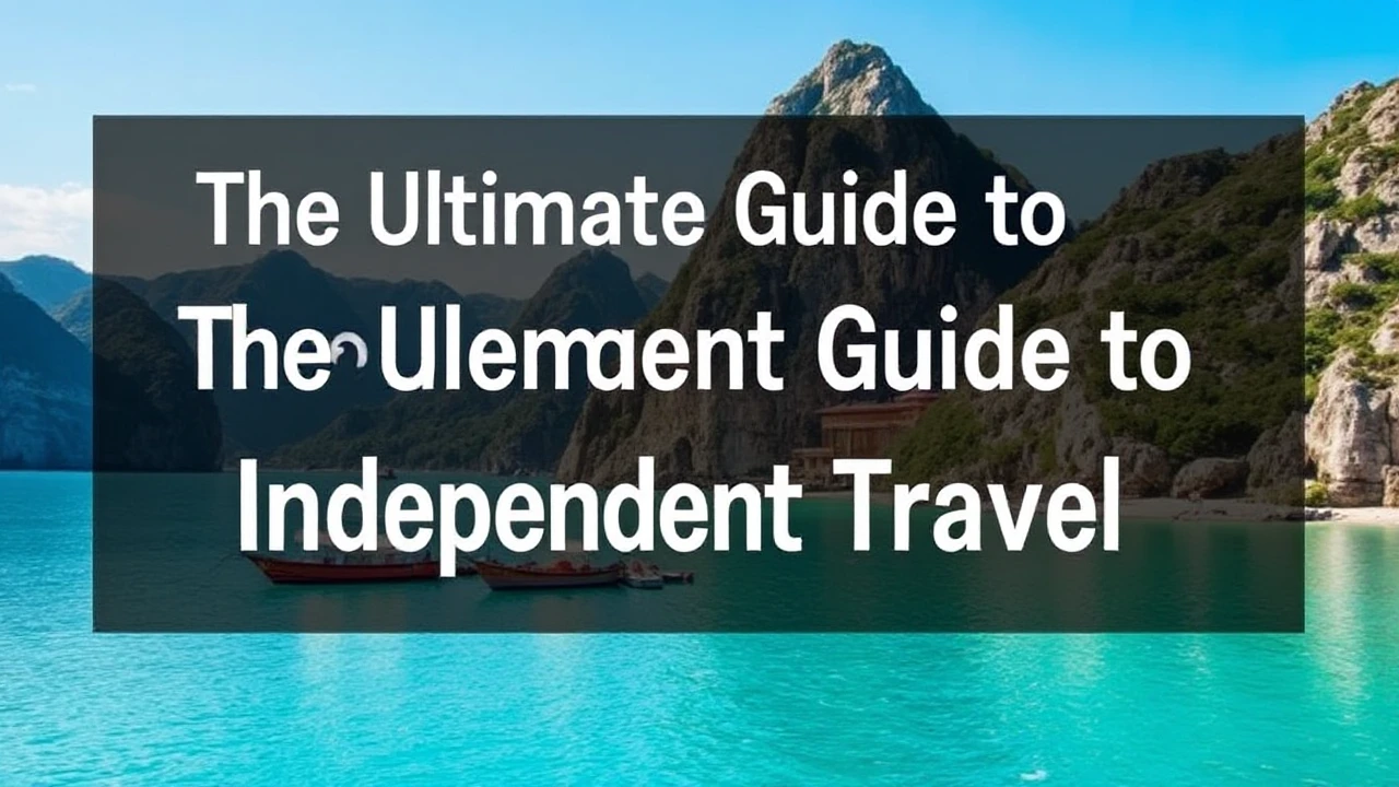 The Ultimate Guide to Independent Travel: Top Tips for Embarking on the World Alone