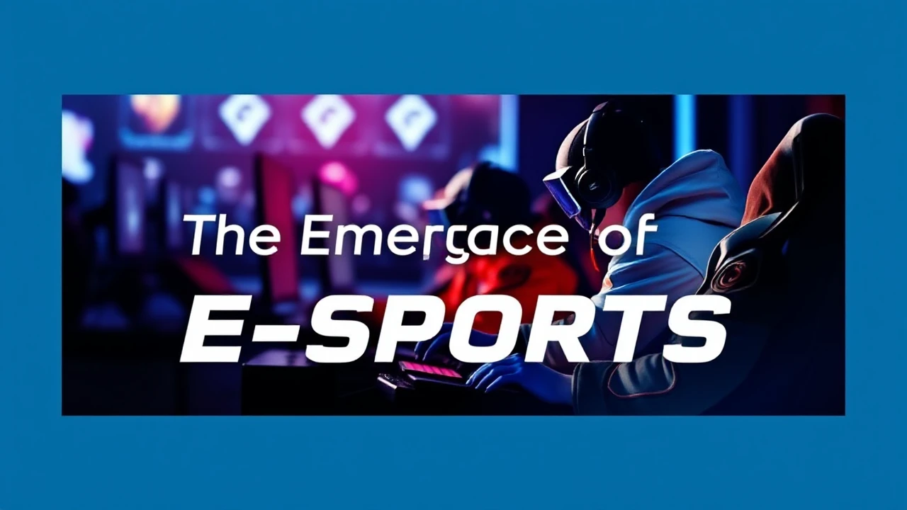 The Emergence of E-Sports: Exploring into the Upcoming Era of Professional Gaming