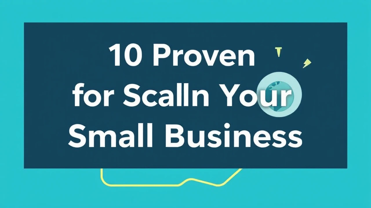 10 Proven Strategies for Scaling Your Small Business