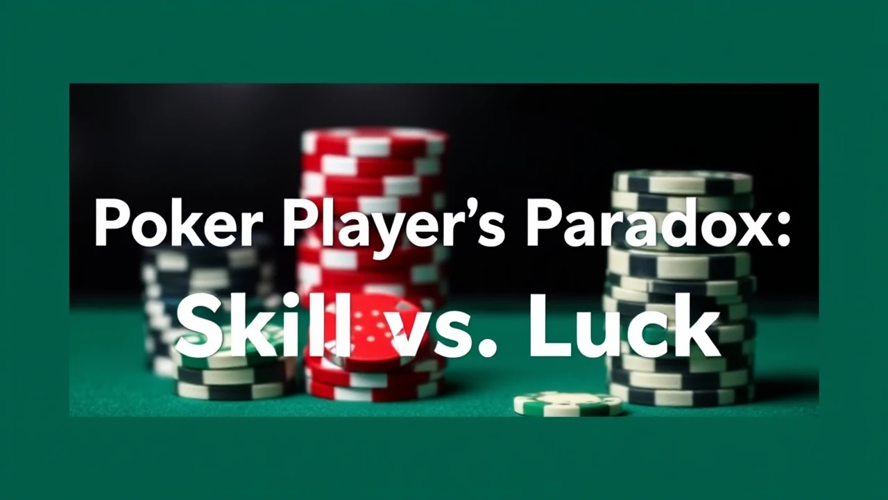 Unveiling the Poker Player's Paradox: Skill vs. Luck